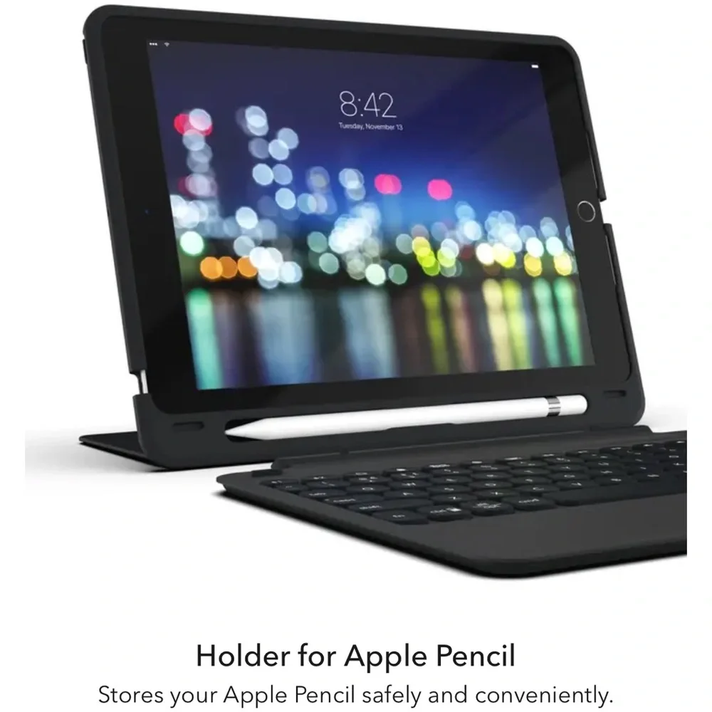 Zagg Slim Book Go. Ultra-Slim keyboard (backlit!) and detachable case.